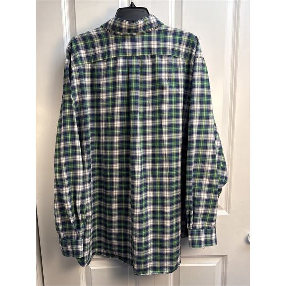 Ralph Lauren Classic Fit Performance Flannel Long Sleeve Mens XXL Button Down - Picture 8 of 9